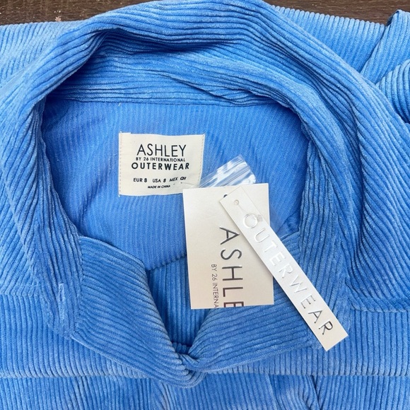 Corduroy Shacket Blue Size Small  NWT - Picture 4 of 6